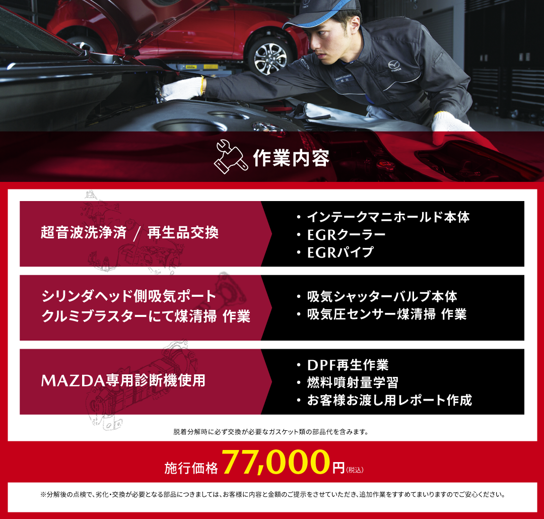 クリーニング内容