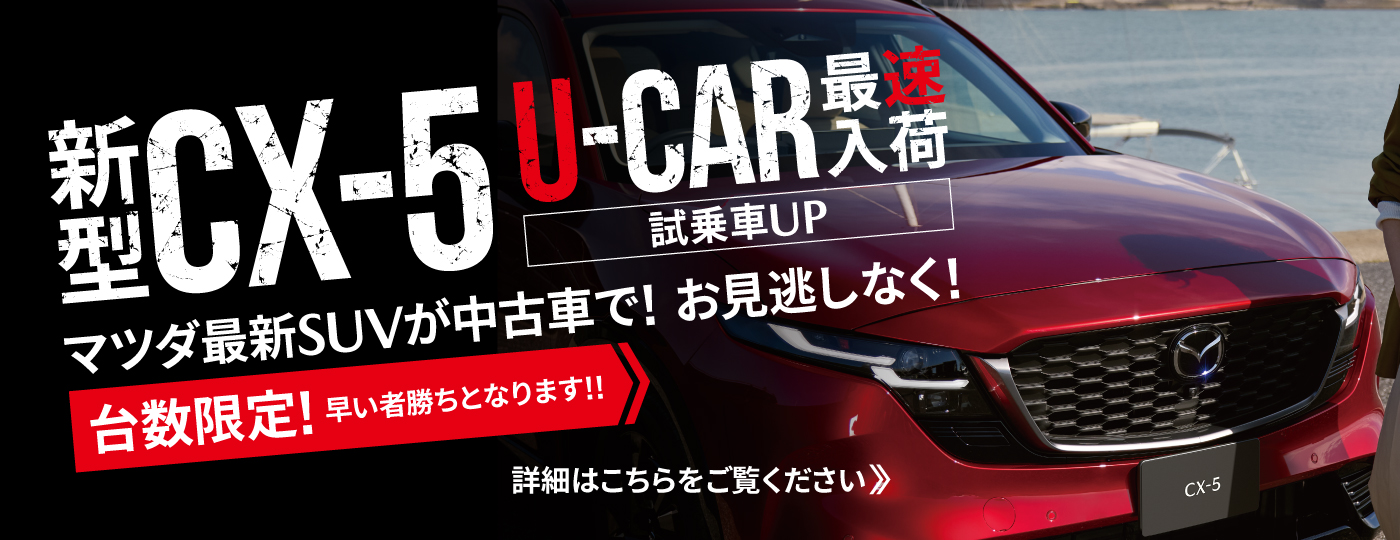 新型CX-5最速入荷