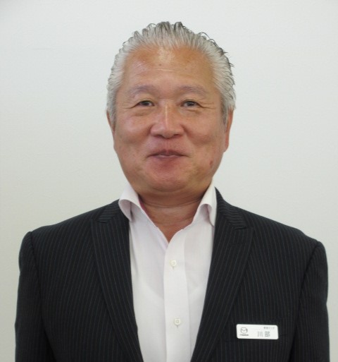 店長の川部　浩明でございます。ご縁を大切にしております。